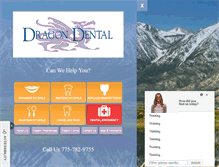 Tablet Screenshot of dragondental.org